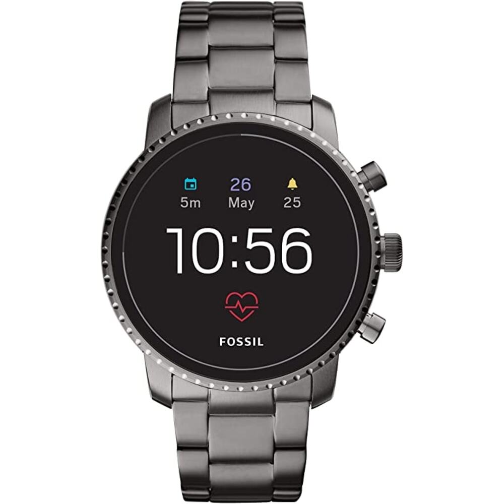 Fossil Men's Gen 4 Explorist HR Stainless Steel Touchscreen Smartwatch