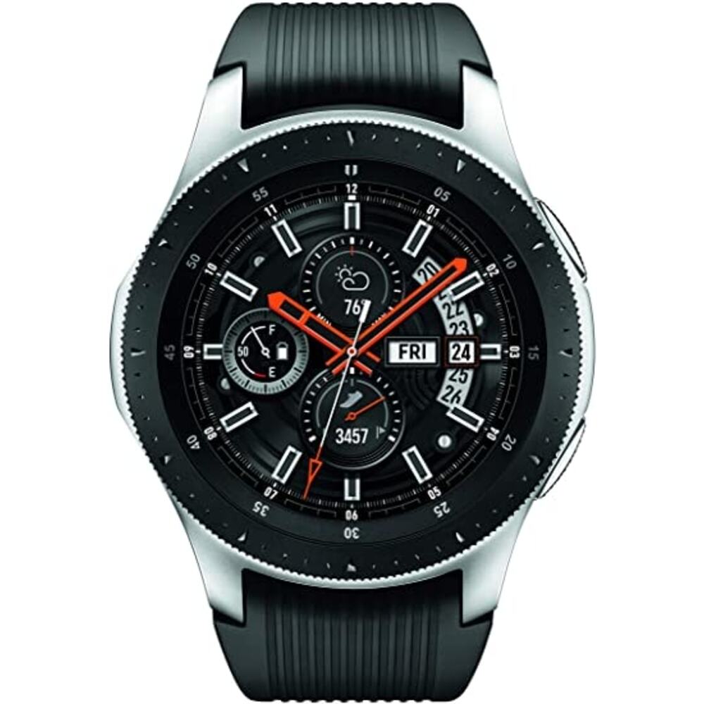 Samsung Galaxy Watch smartwatch (46mm, GPS, Bluetooth) – Silver/Black