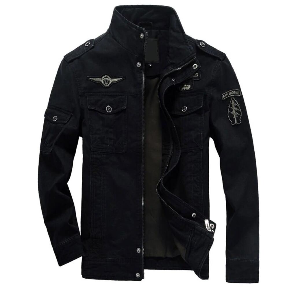 6XL Men jacket jeans military army soldier cotton Mens Bomber jackets