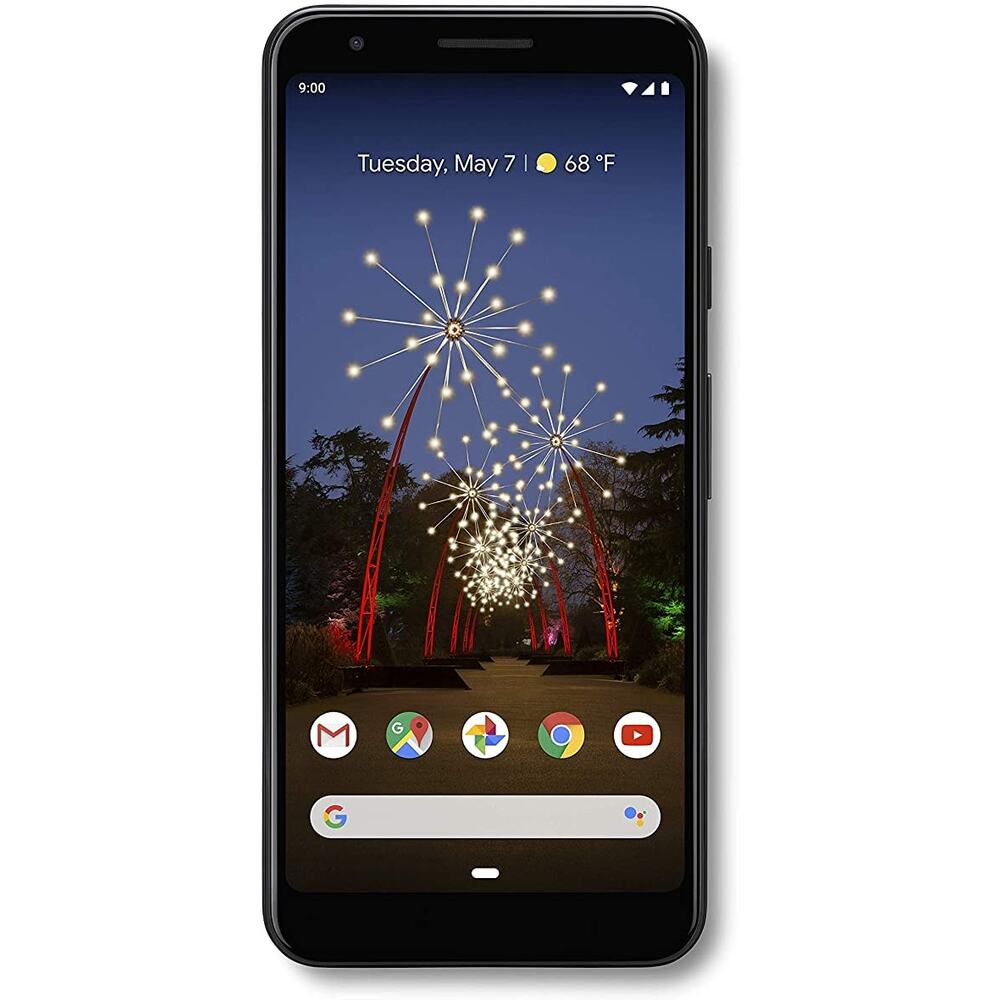 Google - Pixel 3a with 64GB Memory Cell Phone (Unlocked) - Just Black - G020G